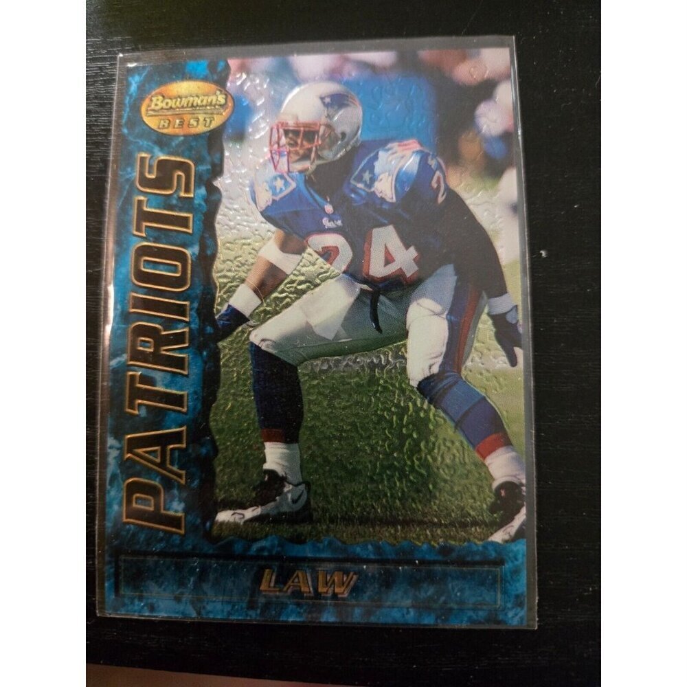 1995 BOWMAN'S BEST ROOKIE RC TY LAW PATRIOTS HOF